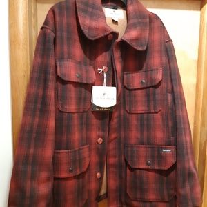 Woolrich Hunting Jacket Mackinaw Buffalo Plaid Wor